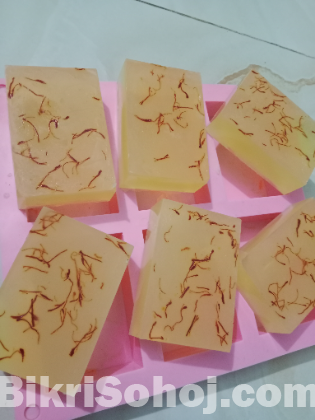 Saffron,Neem,Turmeric Soap